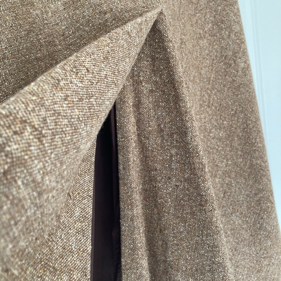 Kenneth Cole maxi wool brown skirt, size 6-8 - Picture 3 of 10
